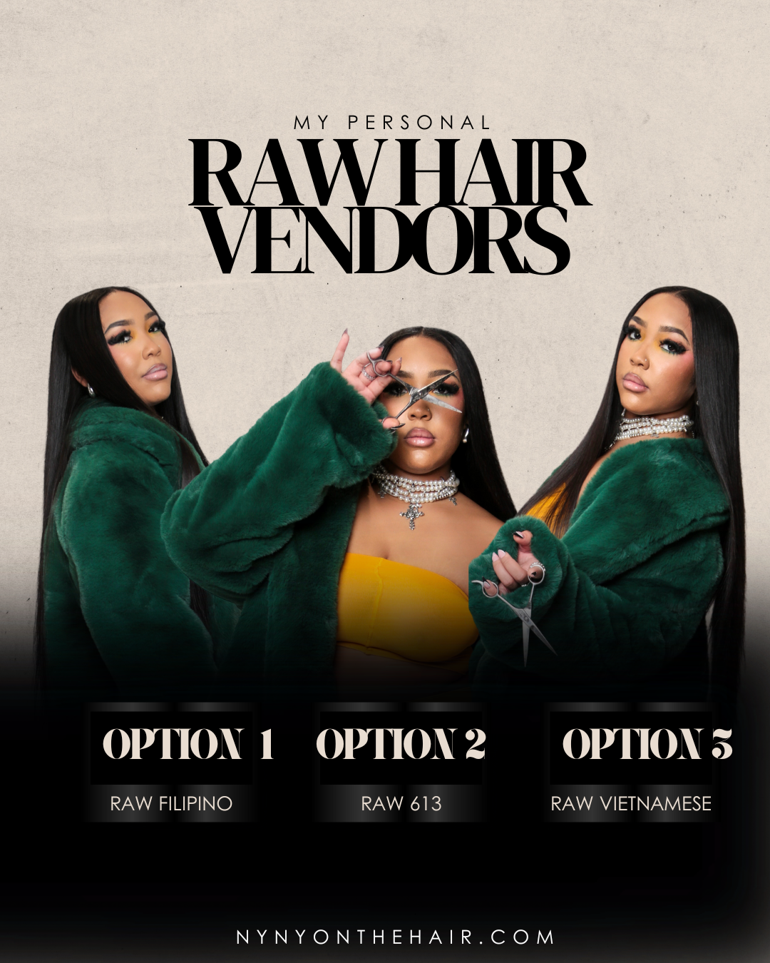 Raw hair vendors