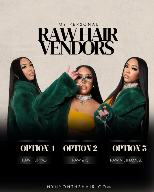 Raw hair vendors